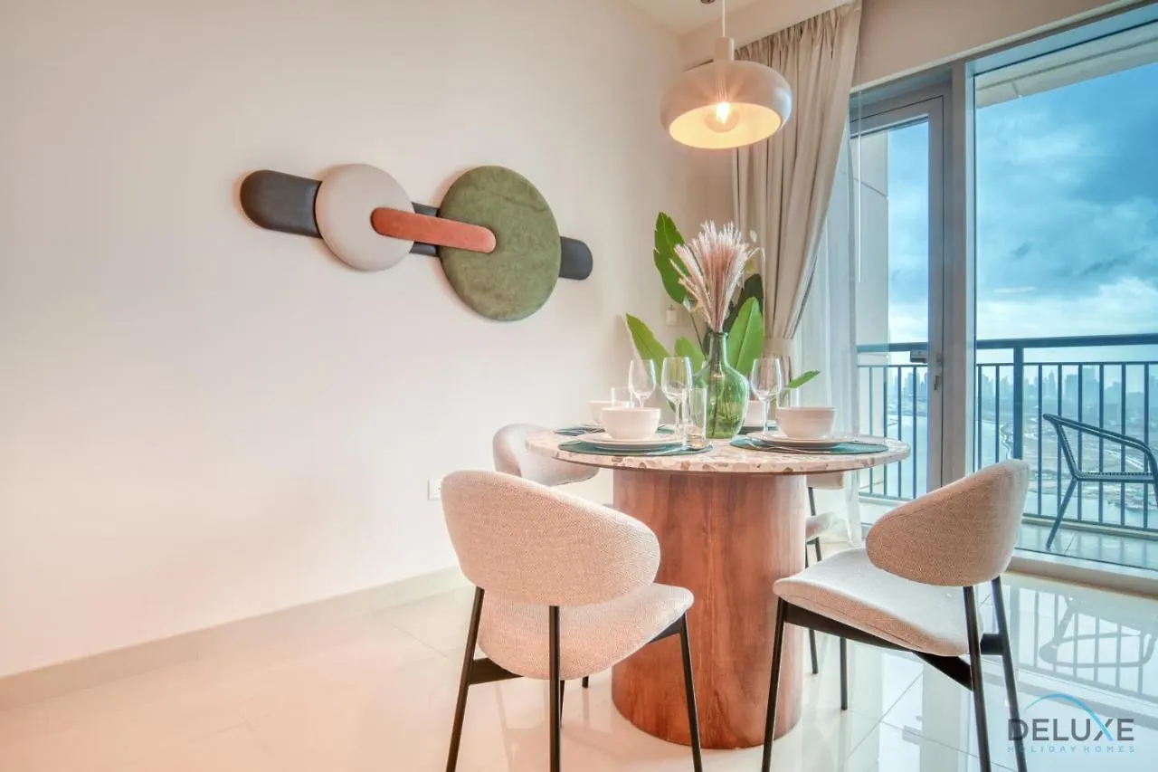 Tropical 2Br At Harbour Views Tower 1 By Deluxe Holiday Homes 迪拜